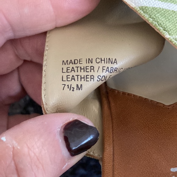 MICHAEL KORS WEDGE SANDALS TROPICAL ESPADRILLES SIZE 7.5 - Picture 5 of 6